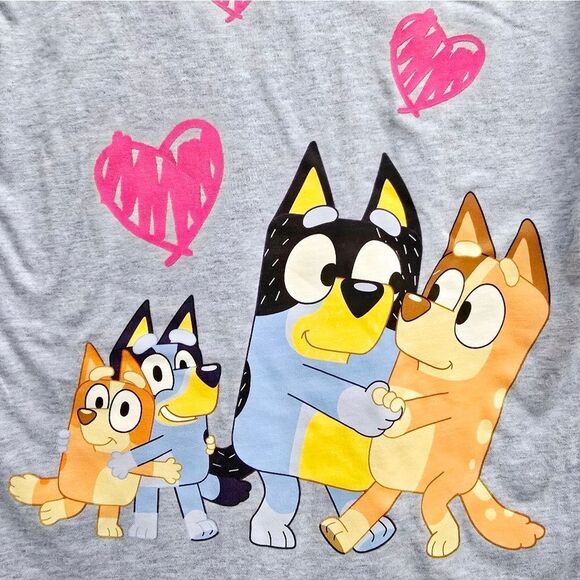 NWT Kids and Adult Bluey T-Shirts Valentine's Day Easter Summer Bundle - Picture 6 of 10